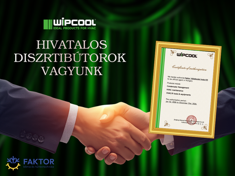 A Faktor Kft. idén is a Wipcool márka hivatalos disztribútora Magyarországon