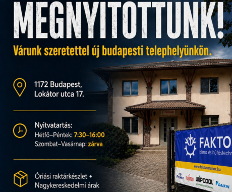 Új fejezet a Faktor Kft. életében: megnyitottuk új nagykereskedelmi telephelyünket