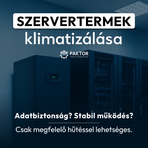 Szervertermek klimatizálása